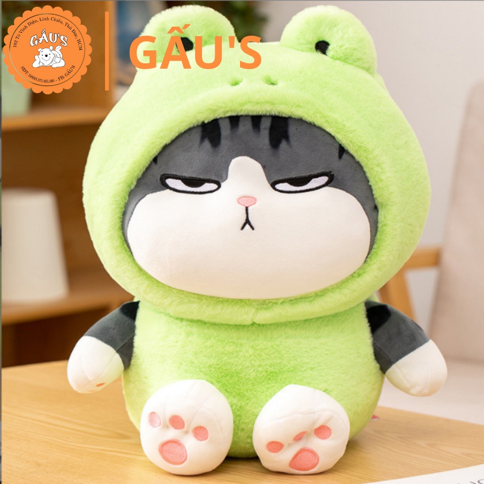 GẤU BÔNG MÈO HOÀNG THƯỢNG COSPLAY ĐỘNG VẬT - GẤU SHOP