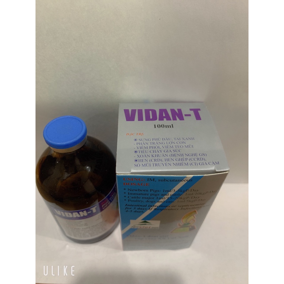 VIDAN - T  Dùng Cho Gia Cầm và Gia Súc, VidanT An Toàn Cho Gà Đá