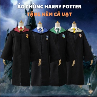 [TẶNG KÈM CÀ VẠT] Áo choàng Harry Potter