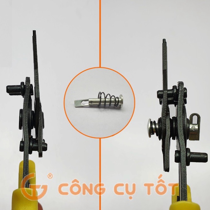 Kìm mở phe 4 đầu trong ngoài thẳng cong 170mm