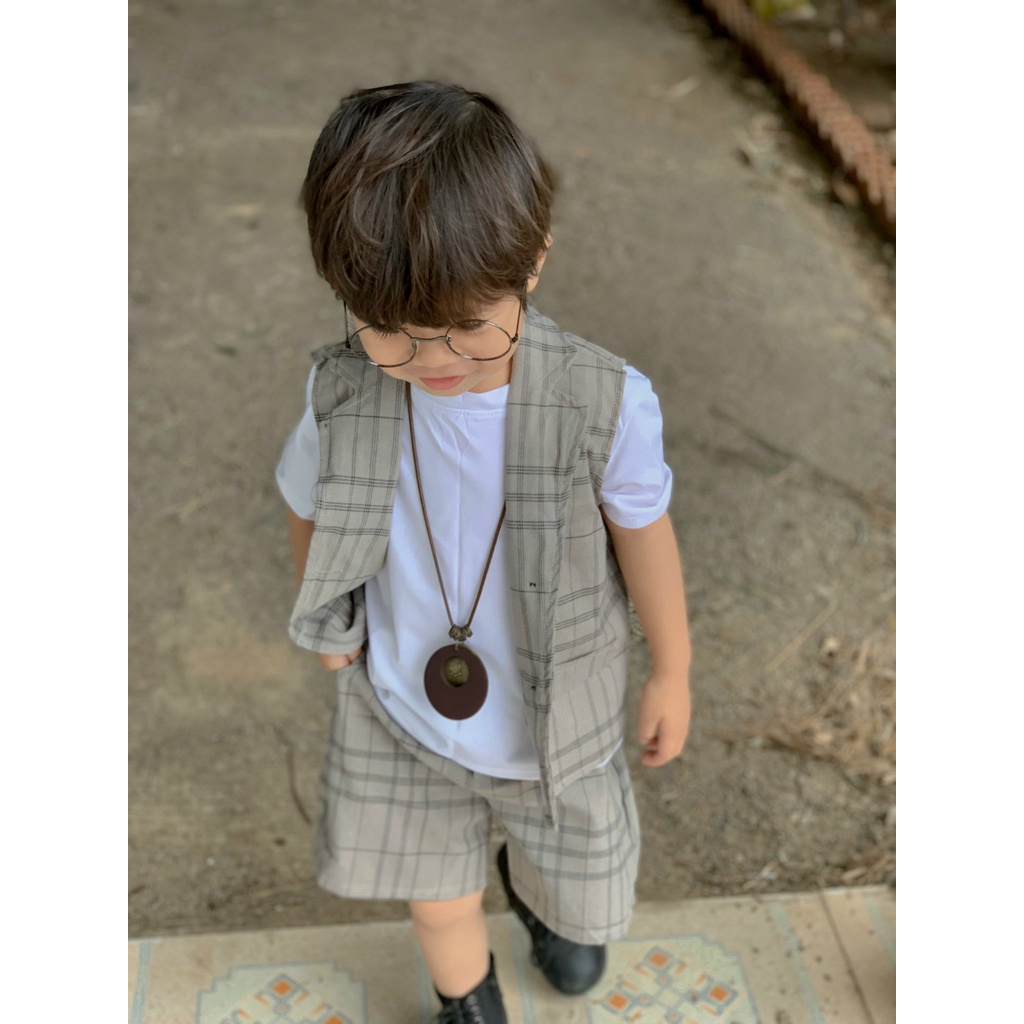 Set vest pé 3 món vest cho bé 1-4 tuổi