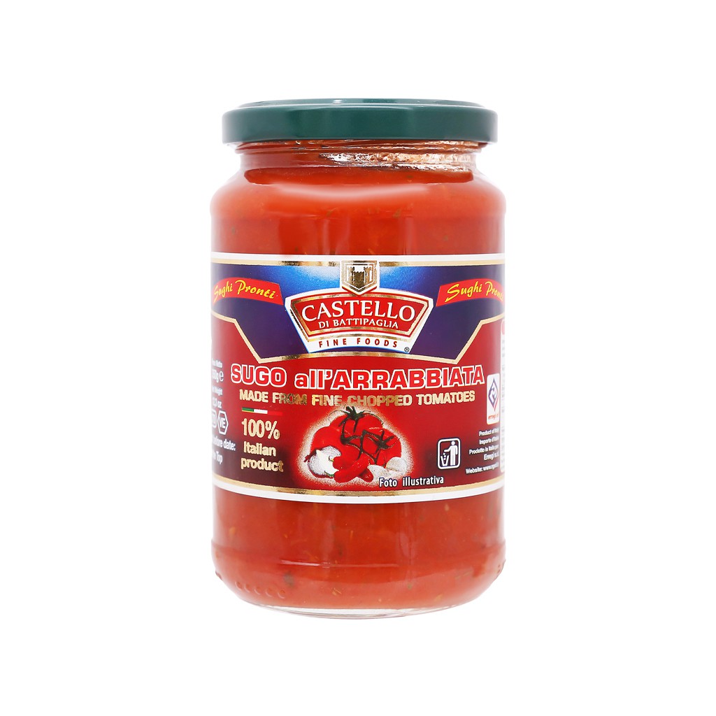 Sốt mì Ý Castello Arrabbiata hũ 350g
