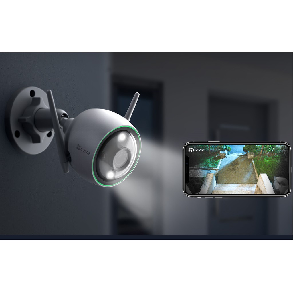 Camera ngoài trời Ezviz C3N - Độ phân giải full hd 1080p, Chống nước IP67, Quay đêm sắc nét, BH 2 Năm