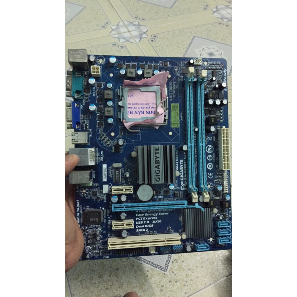 Main Giga G41M-s2p chay dr3 hàng zin tháo máy