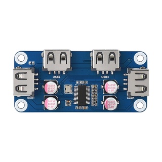 Bộ HUB Chia 4 Cổng USB 2.0 Tương Thích Với Raspberry Pi B + / 2B / 3B / Zero / Zero W