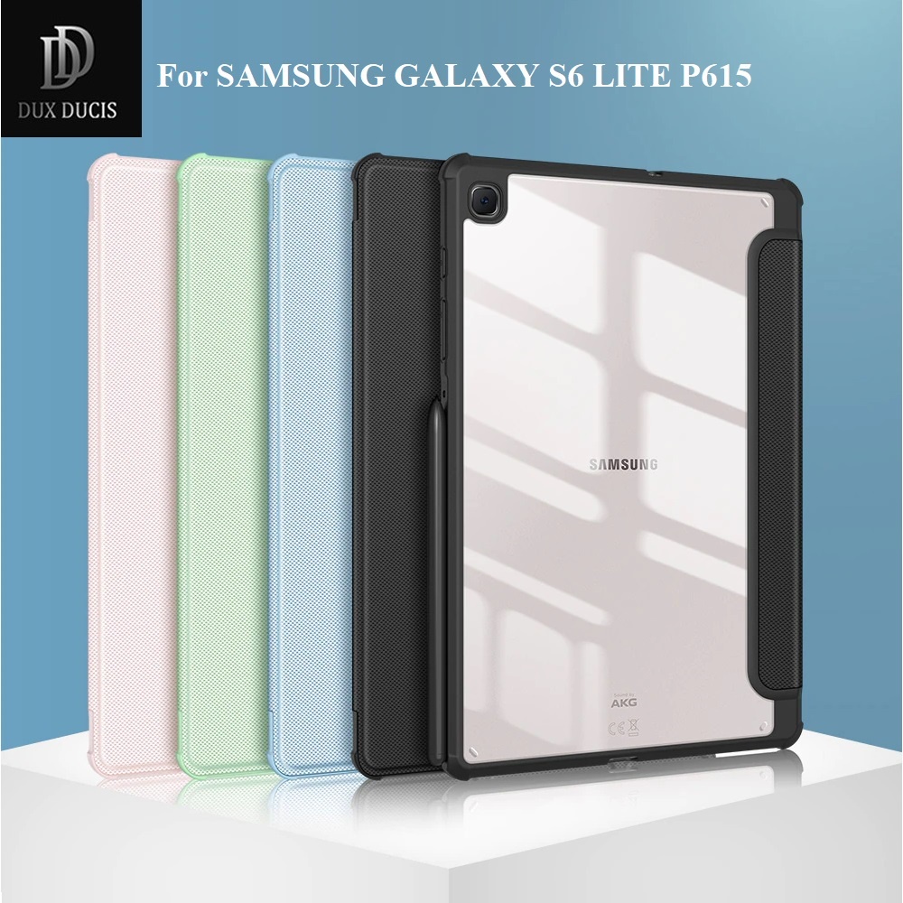 Bao Da Chính hãng Dux Ducis Toby Cho Samsung Galaxy Tab S7 FE/S7/S7 Plus, S8/S8 Plus, S6 Lite Chống Sốc,Có Ngăn Đựng Bút