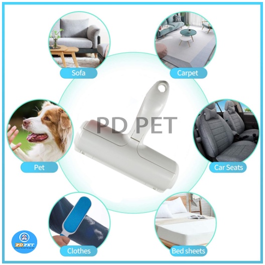 Cây lăn lông tĩnh điện nghộ nghĩng, Lăn lông tiện dụng hút sạch lông chó mèo