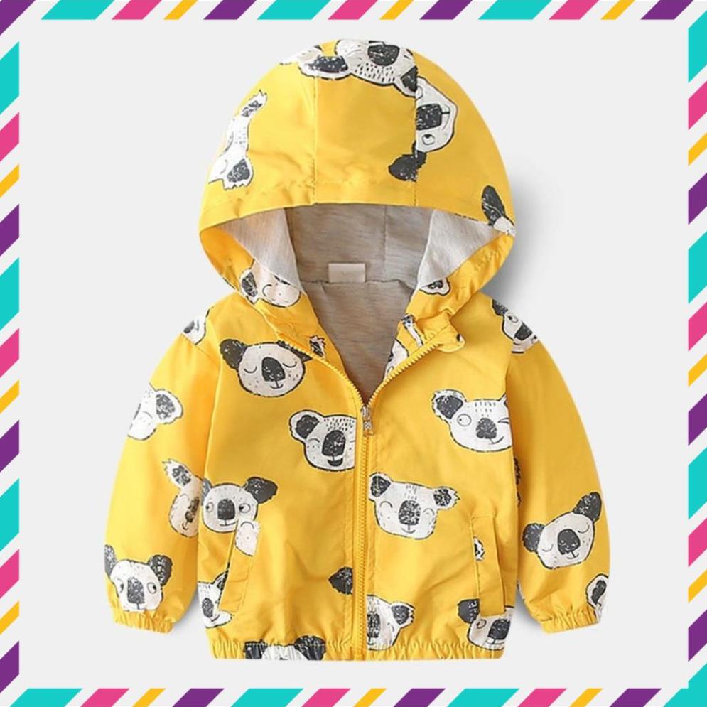 Áo khoác gió lót cotton ấm, thoáng khí cho bé trai từ 2-5 tuổi, hàng Quảng Châu chất đẹp