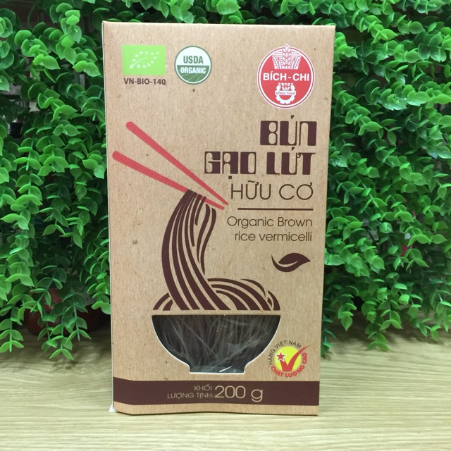 Bún gạo lứt hữu cơ 200gr - Việt Nam