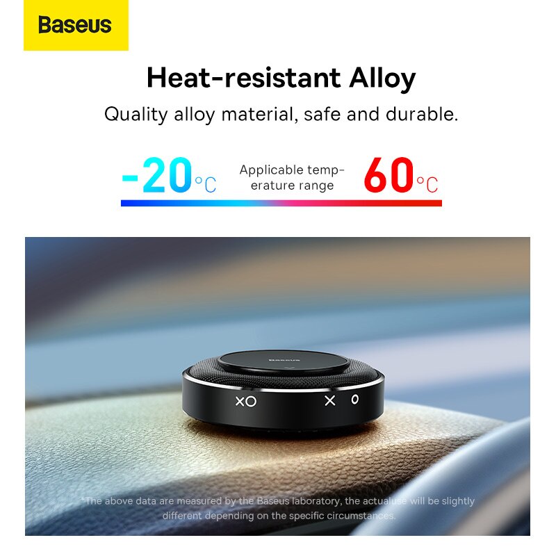 Máy lọc không khí và khuếch tán hương thơm Trên Ô Tô Baseus Metal Fabric Aroma Holder hàng chính hãng