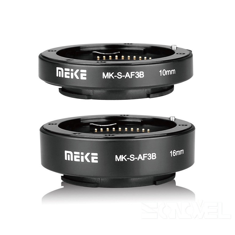 Tube Macro NEX MEIKE MK-S-AF3A / MK-S-AF3B hỗ trợ AF chụp macro cho lens Sony E mount NEX 5 6 7 A5000 A6000 A7 ...