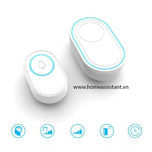 Chuông Cửa Không Dây Sóng RF 433Mhz EB01