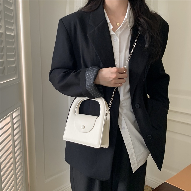 Túi Đeo Chéo Hình Tròn Nhỏ Màu Kẹo Trơn Dễ Thương Thời Trang Xuân Hè 2022 Cho Nữ