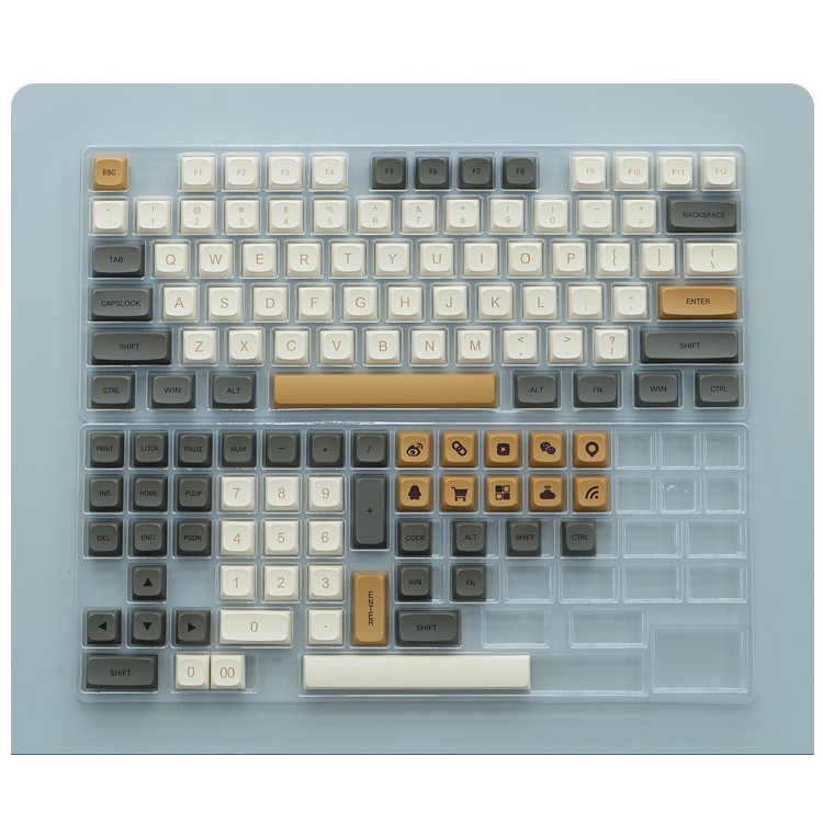 Keycap PBT XDA Shimmer, Gundam, Panda nút bàn phím cơ phù hợp nhiều layout bàn phím cơ bản