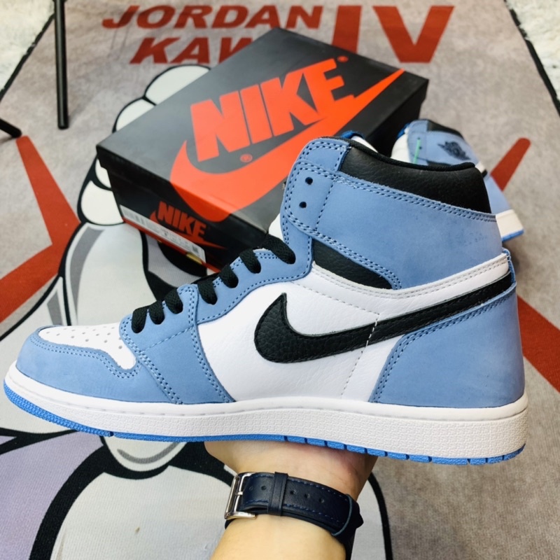 Giày thể thao sneaker cao cổ university da lộn phấn hàng SC Like Auth
