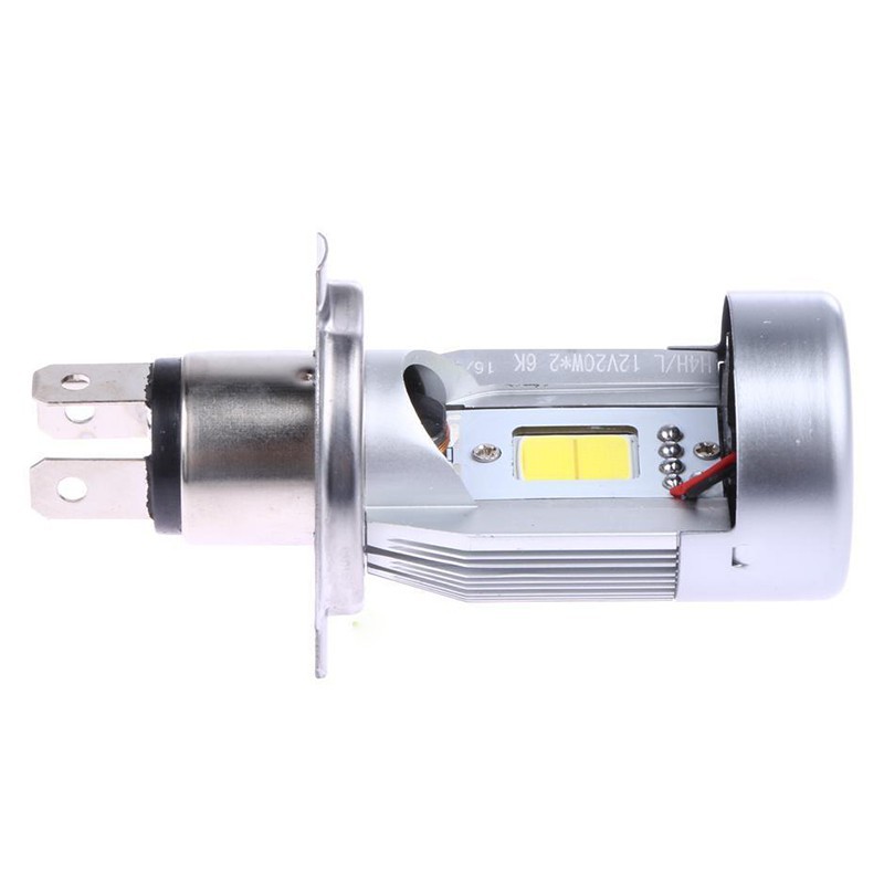 Bóng đèn pha LED H4 HS1 Đèn BWS Fighting Tiger SMAX Thunder Charm pha thẳng cho xe máy