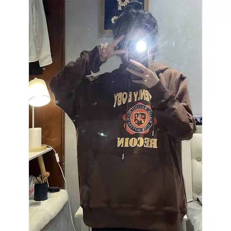 【Keroro】Áo hoodie màu nâu siêu tôn da | BigBuy360 - bigbuy360.vn