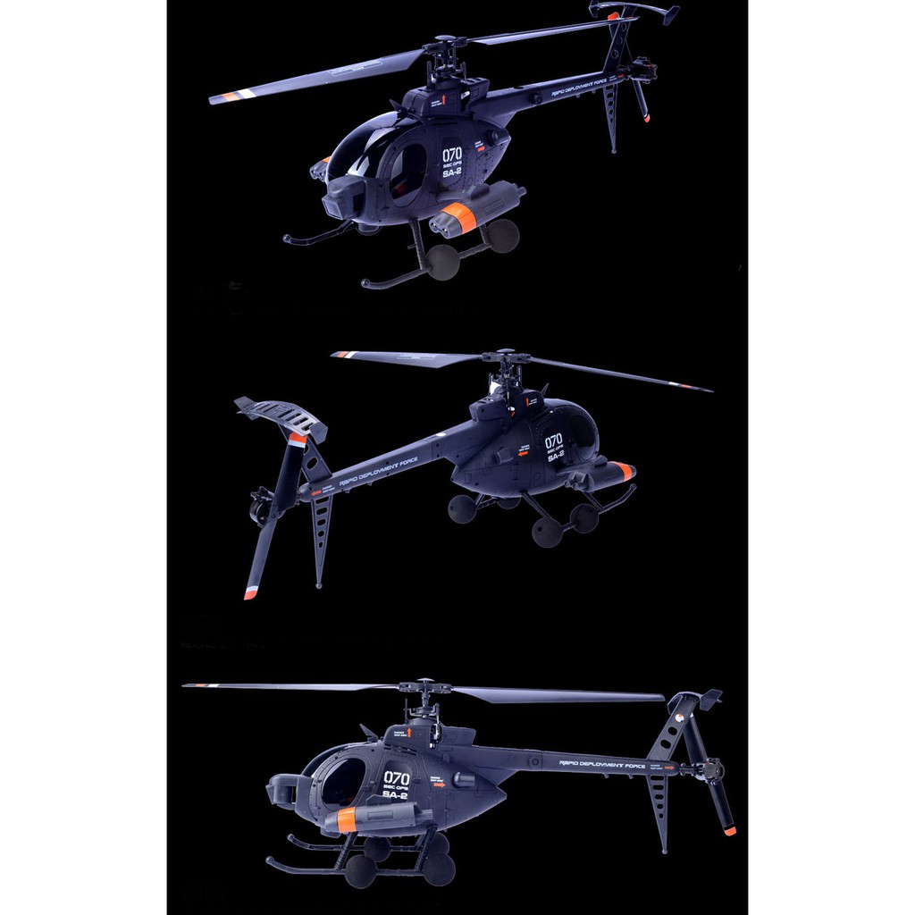 Máy bay trực thăng FX070C flybarless Kích thước lớn - hàng chính hãng