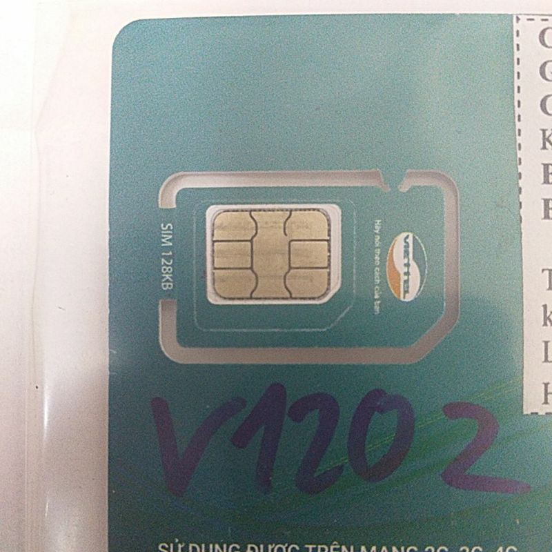 sim 4g viettel V120Z (V90) 120GB/tháng (4GB)/ngày