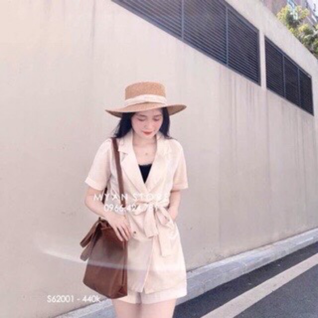 Set vest đai siêu sang