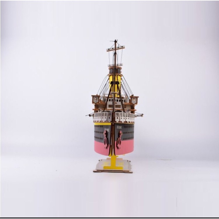 Mô Hình  Lắp Ráp Gỗ 3D Tàu Titanic Laze