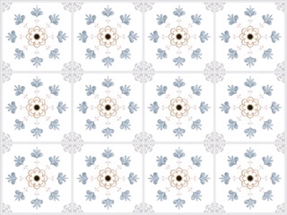Decal gạch bông