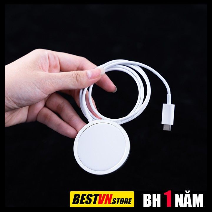 [DÙNG CHO ANDROID VÀ IPHONE] Sạc Không Dây MagSafe Charger Cho iPhone 12 Và Các Dòng Máy Hỗ Trợ Sạc Không Dây Chuẩn Qi