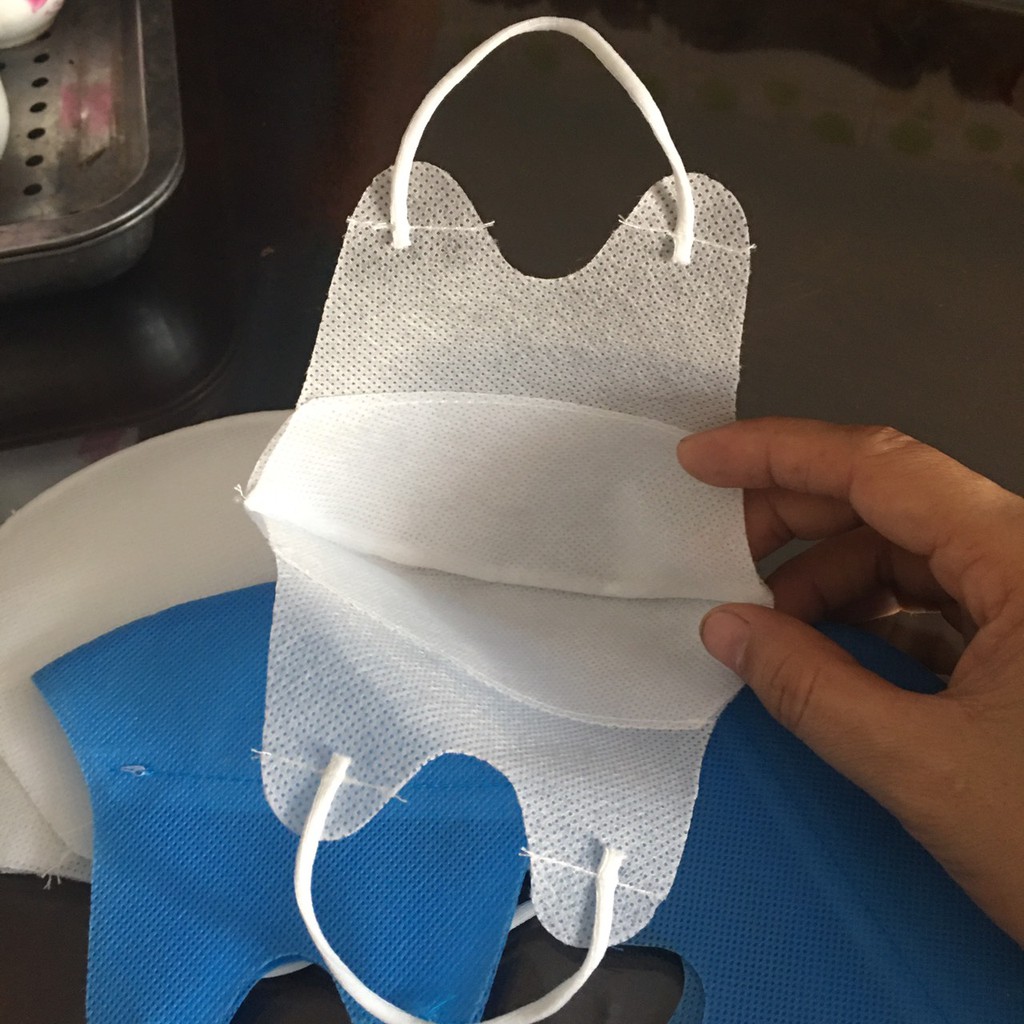KHẨU TRANG VẢI KHÔNG DỆT 3D 2 LỚP | BigBuy360 - bigbuy360.vn