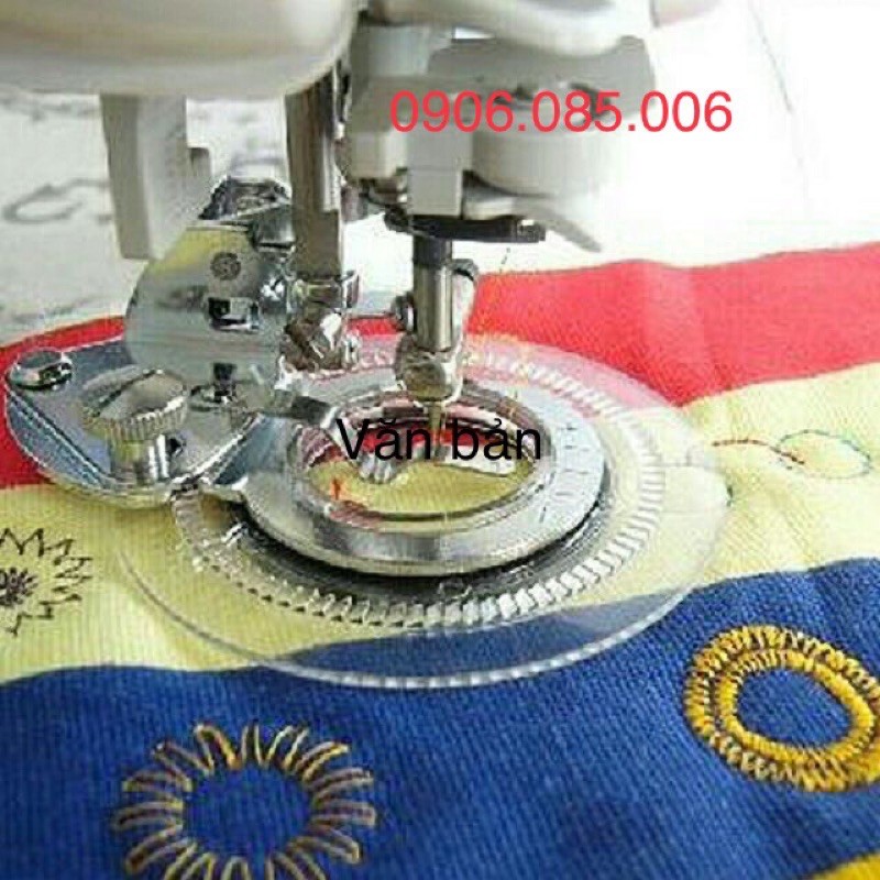 Chân vịt thêu hoa, thêu tròn dùng cho các máy gia đình Brother, singer, toyota...