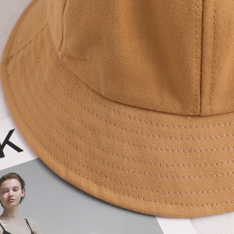 Nón Tai Bèo Chống Nắng Màu Trơn Phong Cách Nhật Bản Dễ Thương Cho Nữ