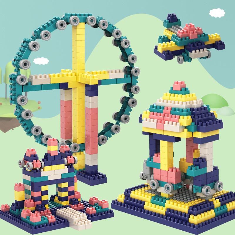 Đồ chơi lắp ghép lego bằng nhựa ABS cao cấp, kích thích khả năng sáng tạo cho bé