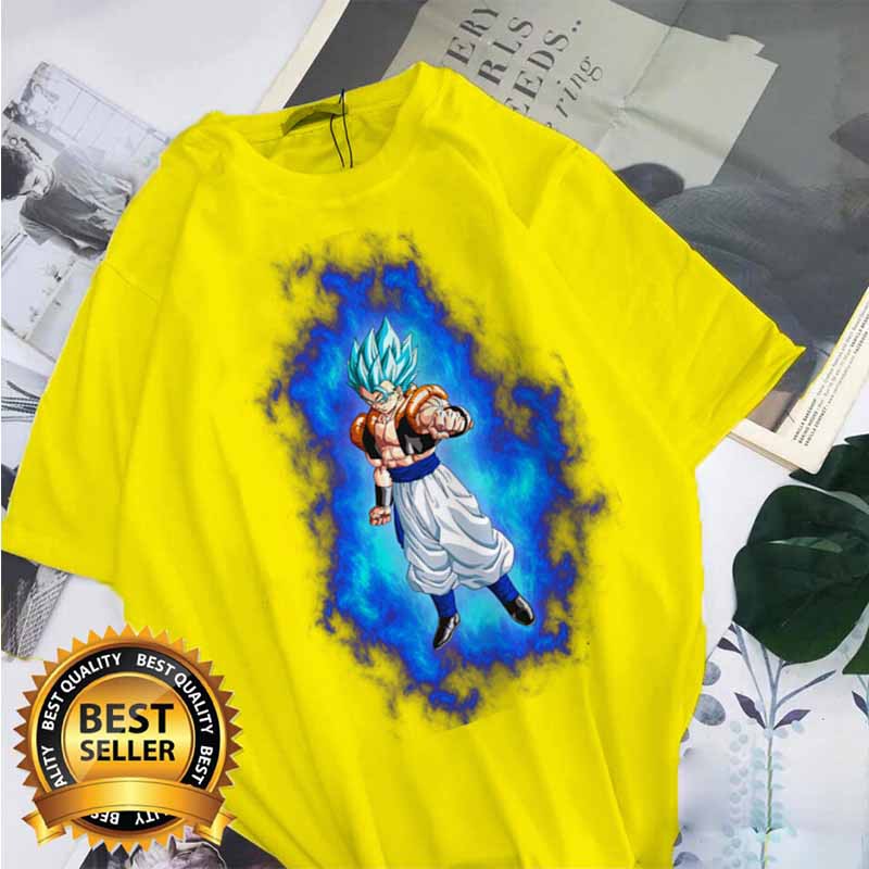 Áo thun Unisex -  Dragon Balls Gogeta super saiyan blue - Cotton Thun Phong Cách Cá Tính - Cực Chất Và Đẹp