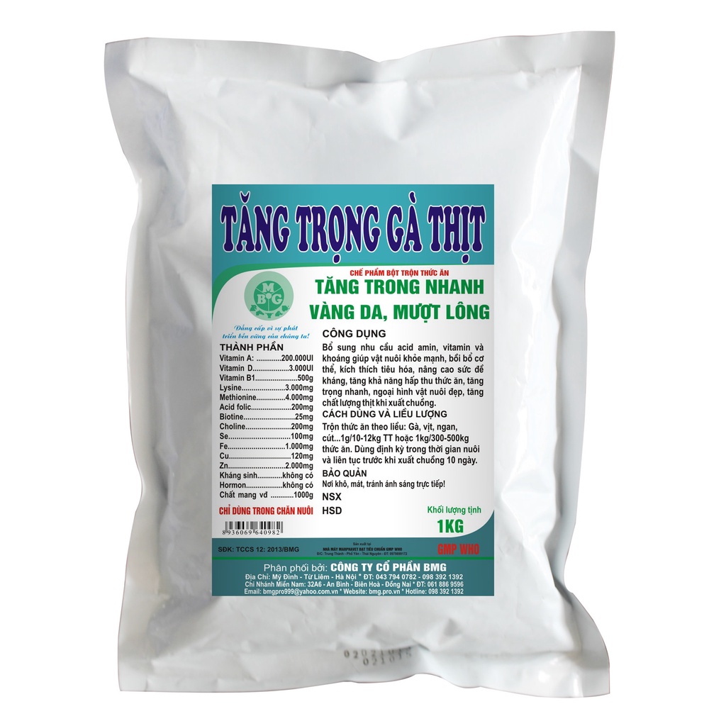 TĂNG TRỌNG GÀ THỊT