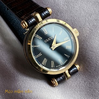 [ĐÃ BÁN] - NỮ- G.U.C.C.I 2000L BLACK - đồng hồ USED >>> MỚI 98% / CHỐNG NƯỚC / NGUYÊN ZIN