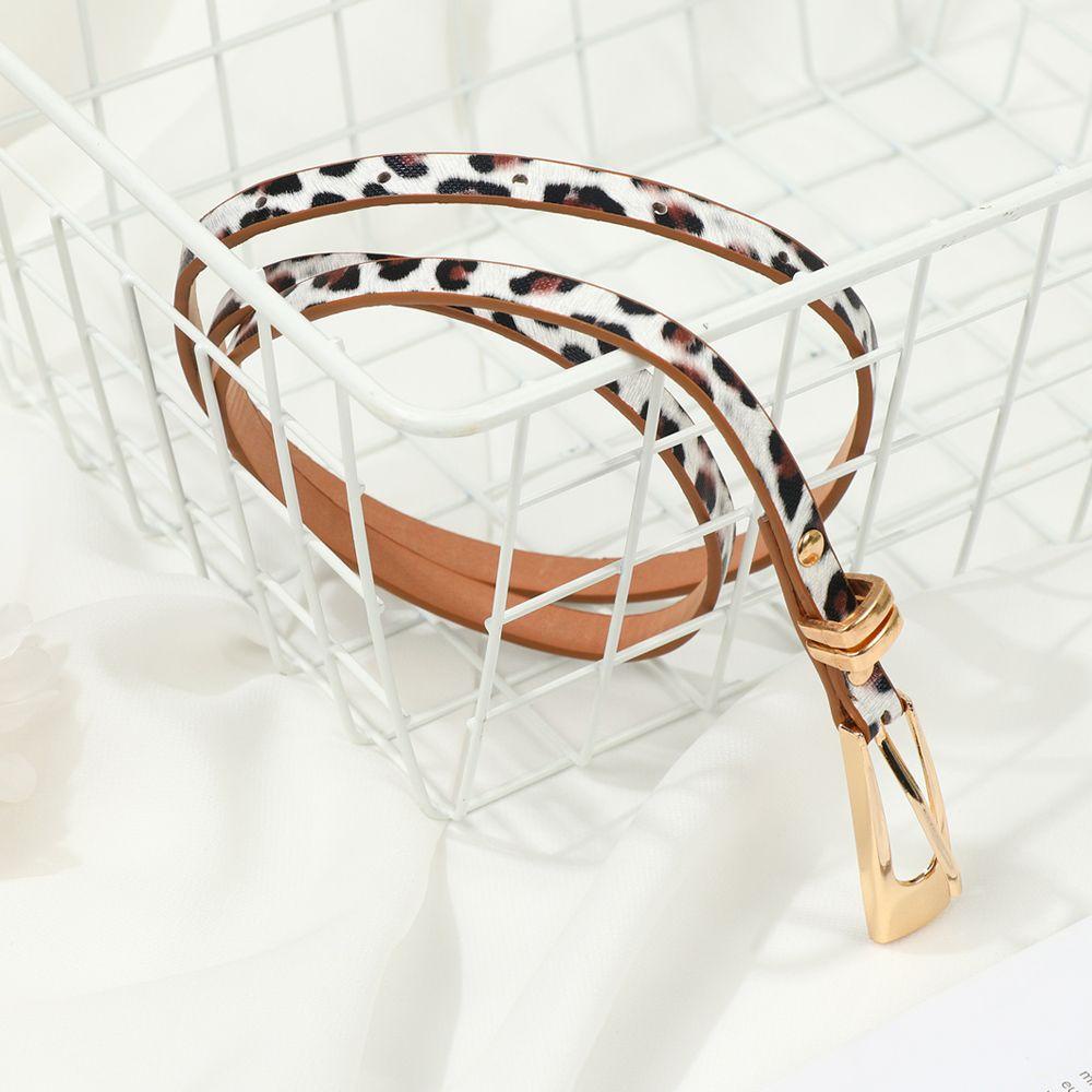 Osier✿ Thắt Lưng Da Mỏng Kiểu Cổ Điển Thời Trang Có Thể Điều Chỉnh Cho Nữ