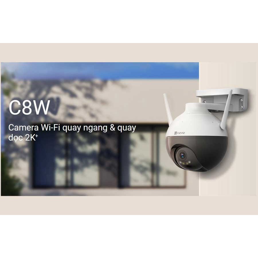 Camera ip wifi ngoài trời ezviz c8w quad HD 2K 4MP tích hợp AI đàm thoại 2 chiều