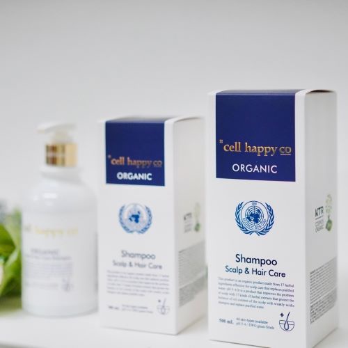 Dầu gội đầu Cell Happy Co giảm rụng tóc, giúp mọc tóc cao cấp tại Hàn - Hương Chất Cosmetic