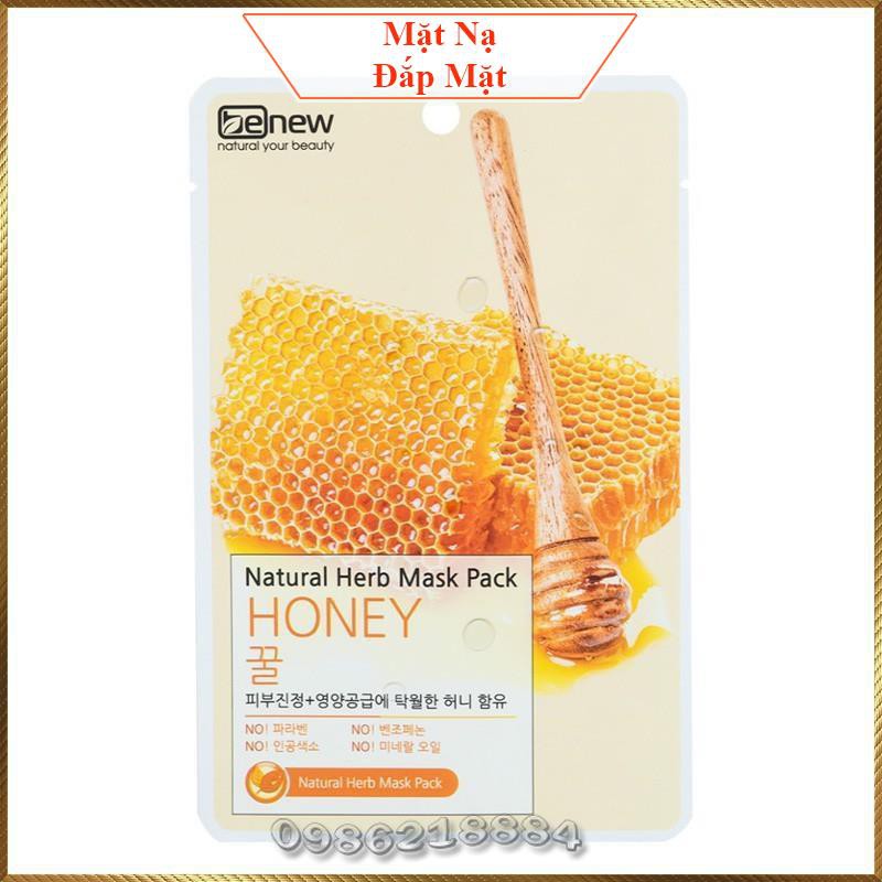 Mặt nạ Mật Ong Benew Natural Herb Mask Pack Honey giảm thâm sạm tái tạo da