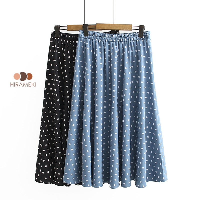 CHÂN VÁY CHỮ A CHẤM BI 60-100KG - CV51