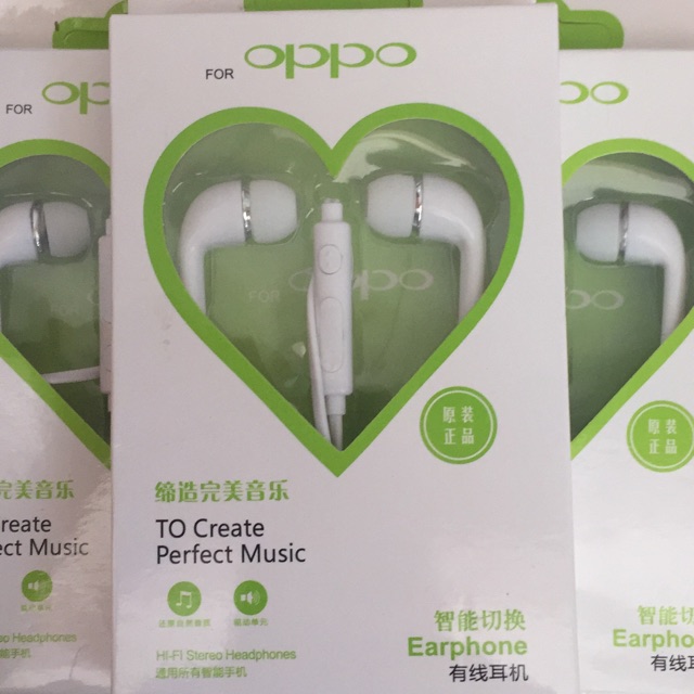 Tai nghe oppo trái tim