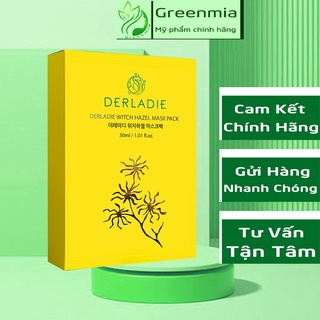 Mặt Nạ Phỉ Derladie [MIẾNG LẺ] Derladie Witch Hazel Mask 30ml Kiểm Soát Dầu Thừa, Ngăn Ngừa Giảm Mụn, Làm Dịu Mụn