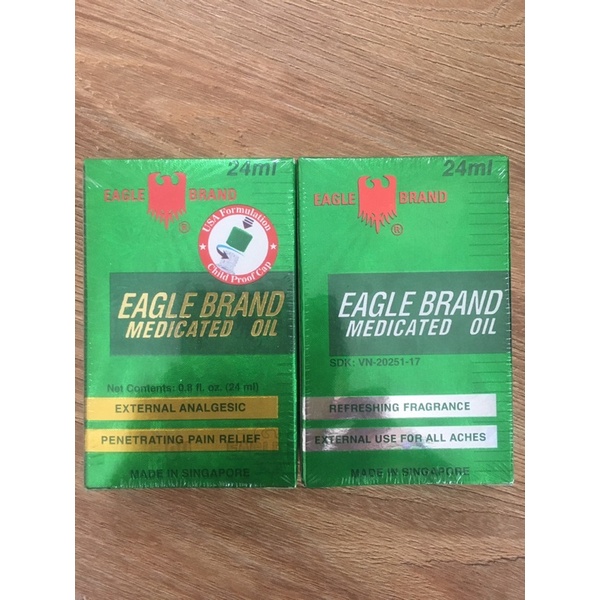 Dầu Gió Xanh 2 Nắp