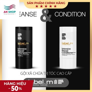 Combo dầu gội xả dưỡng tóc hư tổn, bộ gội xả dưỡng tóc nhuộm, dầu gội cặp dầu gội xả cao cấp Label.m Intensive Repair