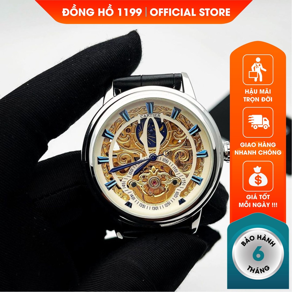 [QUÀ TẶNG] Đồng hồ cơ - Đồng Hồ Nam Bản Cao Cấp Chống Nước Chống Xước Độ Bền Từ 4-5 Năm D47- 1199 Watches | BigBuy360 - bigbuy360.vn