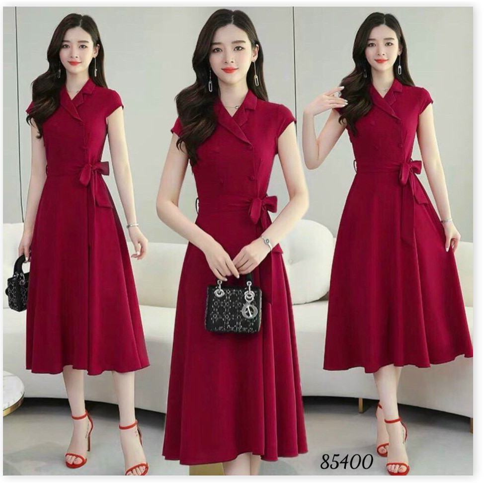 ĐẦM COTTON LẠNH DÁNG XÒE XINH XẮN,HỌA TIẾT TRƠN NHƯNG KHÔNG KÉM PHẦN SANG TRỌNG KHÁNH AN STORE
