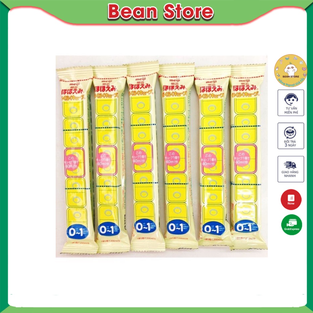 Sữa MEIJI số 0 và số 9 dạng thanh 27g x 24 nội địa Nhật hỗ trợ phát triển trẻ em - 𝐁𝐞𝐚𝐧 𝐒𝐭𝐨𝐫𝐞