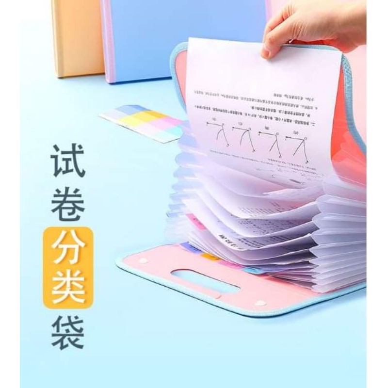 TÚi ĐỰNG TÀI LIỆU NHIỀU NGĂN TIỆN LỢI MÀU NGẪU NHIÊN