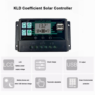 21W Watt Solar Panel Kit 12Volt Battery Charge Controller for Rv Caravan Boat -With 100A Controller