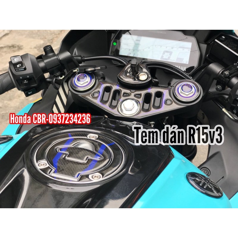 TEM DÁN YAMAHA R15 - R15v3 - trọn bộ full