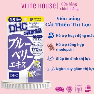 Viên uống bổ mắt việt quất dhc blueberry extract cải thiện thị lực